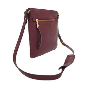 Prada Double Zip Camera Red Bag Shoulder Vitello Daino Crossbody
